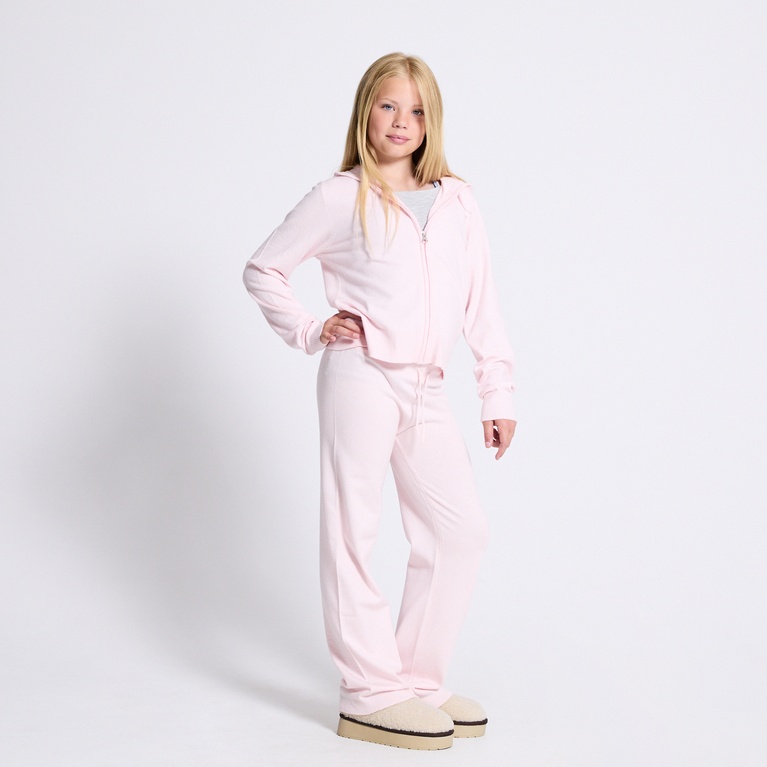 Knit soft pants "Jolina star" Pink